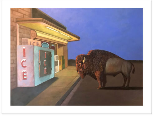 A Hot Night in Wyoming - Print