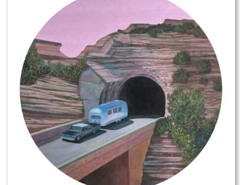 Adventure Mountain - 32" x 32" Print