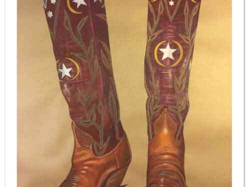 Big Ol' Boots - 28" x 34" Print