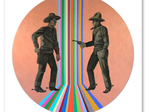 Crossing the Lines - 24" x 24" Print