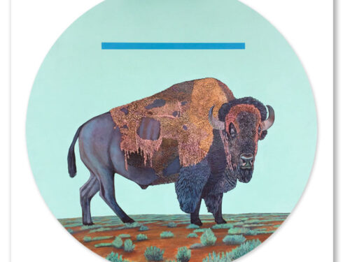 King of the Sage - 32" x 32" Print