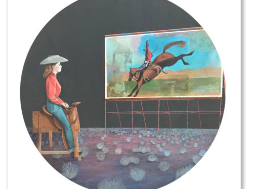 Night Rider - 32" x 32" Print