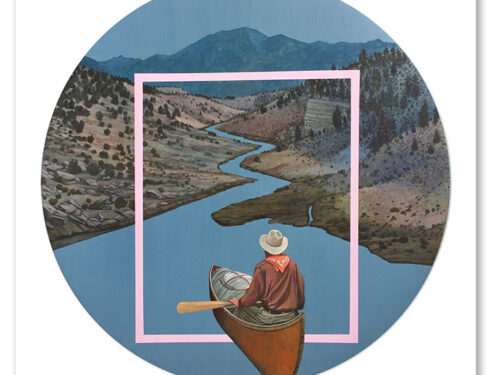 Up River - 32" x 32" Print