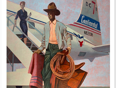 Continental Cowboy Print by Kevin Chupik