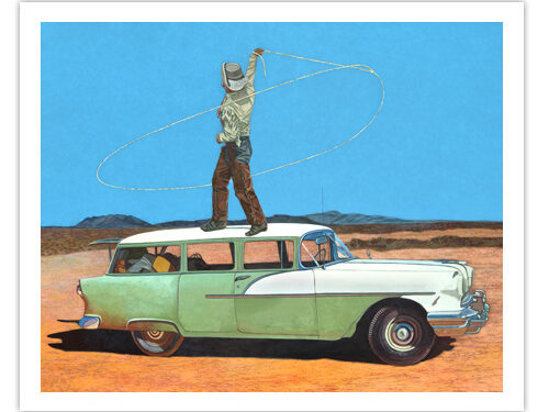 Roadside Attraction - print by Kevin Chupik
