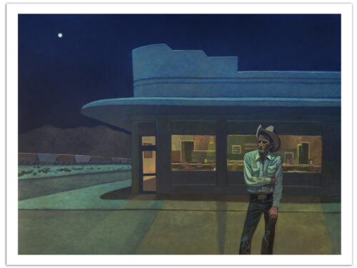 Cowboy Noir - print by Kevin Chupik